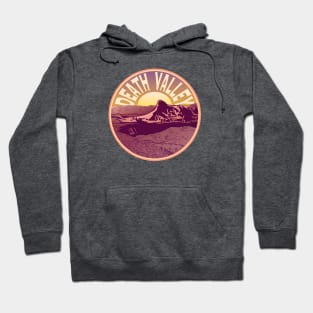 Sunrise In Death Valley WPA Style Logo Hoodie